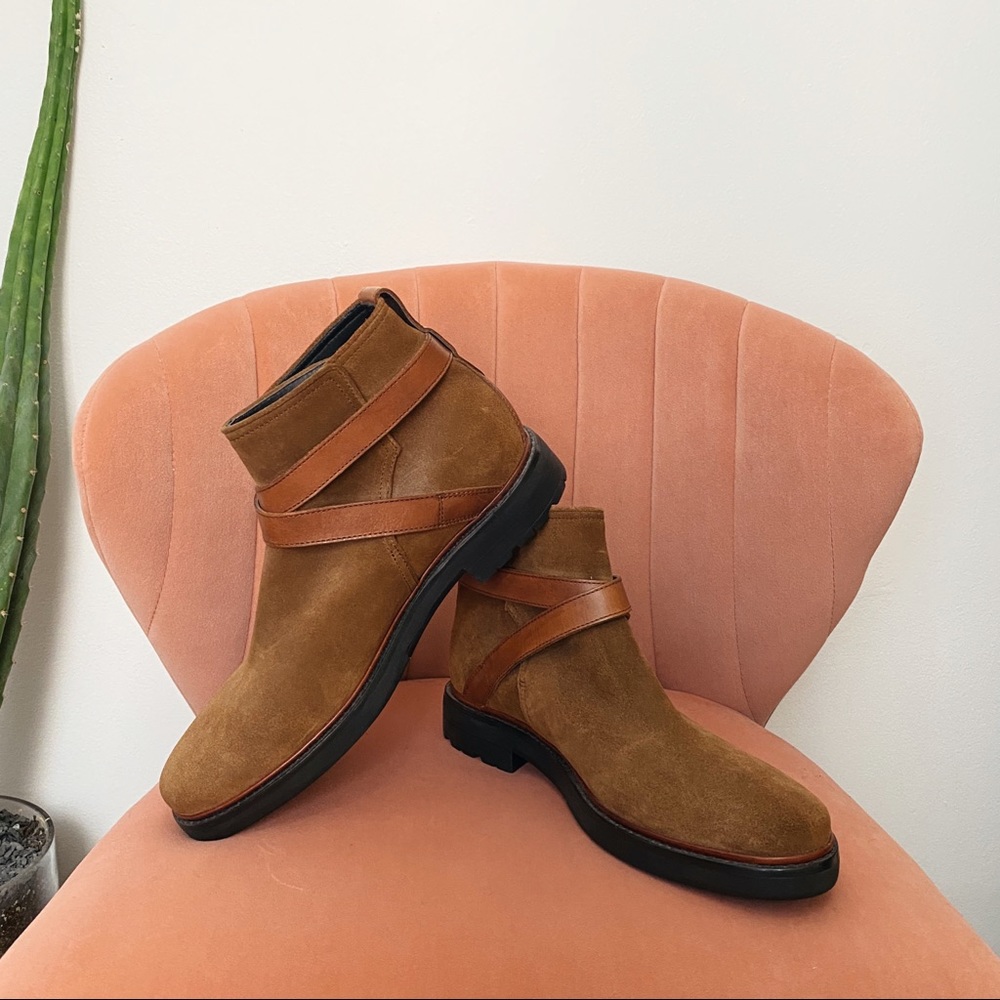 COACH Men’s Suede Chelsea Boots